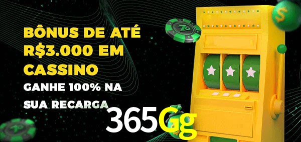 365Gg melhor bônus de depósito